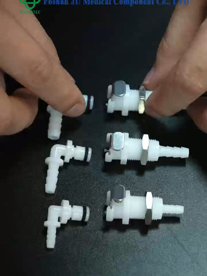 MFD16 Fabricant Chinois Raccords de Tuyau en Plastique Barbés Raccords Rapides en Ligne à Montage sur Panneau