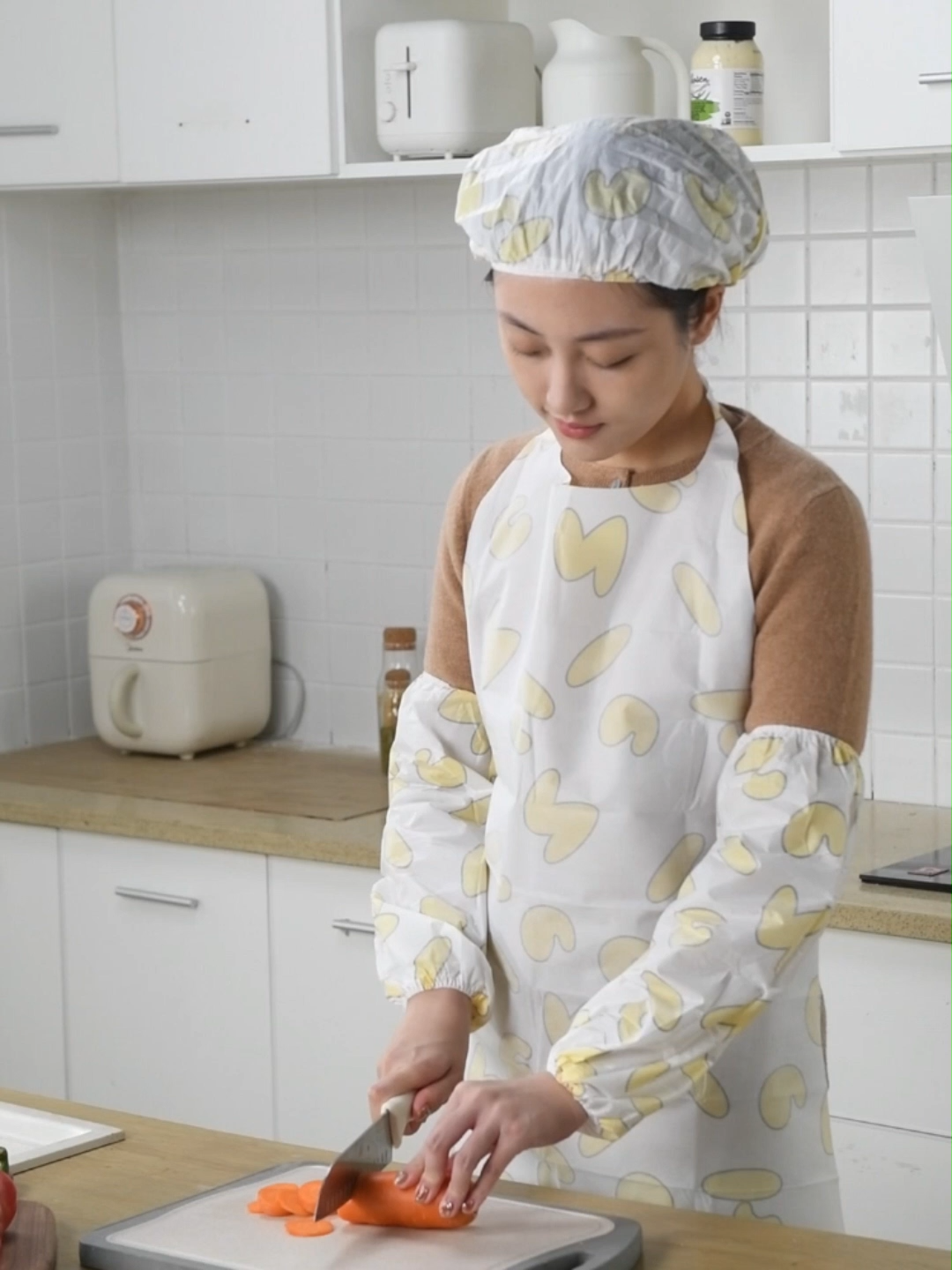 Bonnet de douche jetable non tissé, imperméable, résistant à l'huile, résistant à la poussière, bonnet de douche domestique, personnalisable