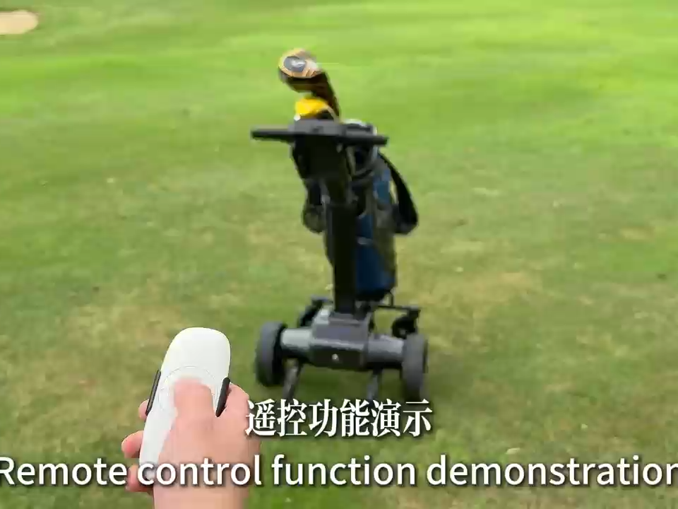 Carrito de golf con control remoto exclusivo, gran capacidad de ascenso, sistema de autoequilibrio inteligente y función 'Sígueme'