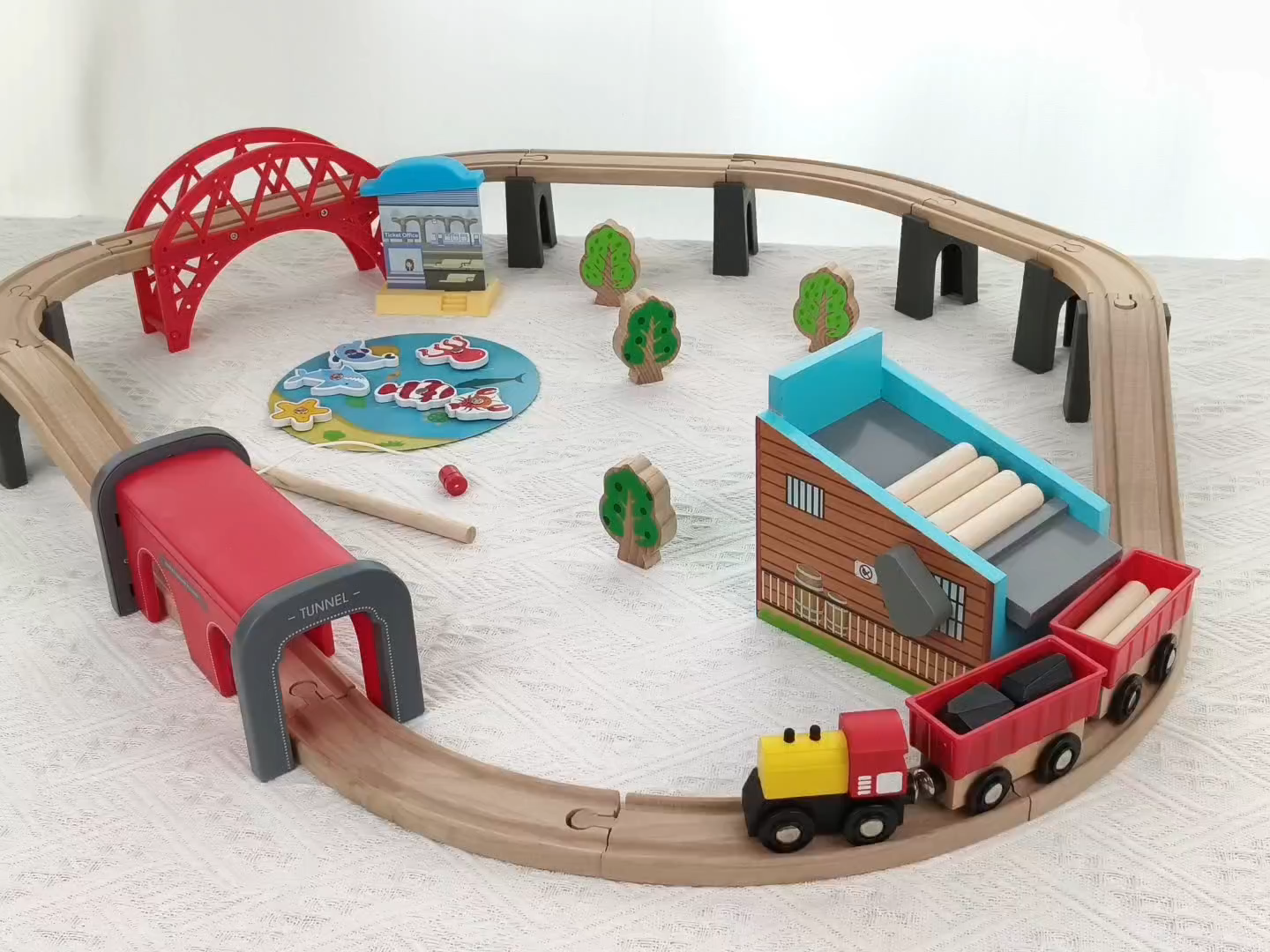 Vías de tren de juguete de madera para niños - Fabricante y proveedor confiable