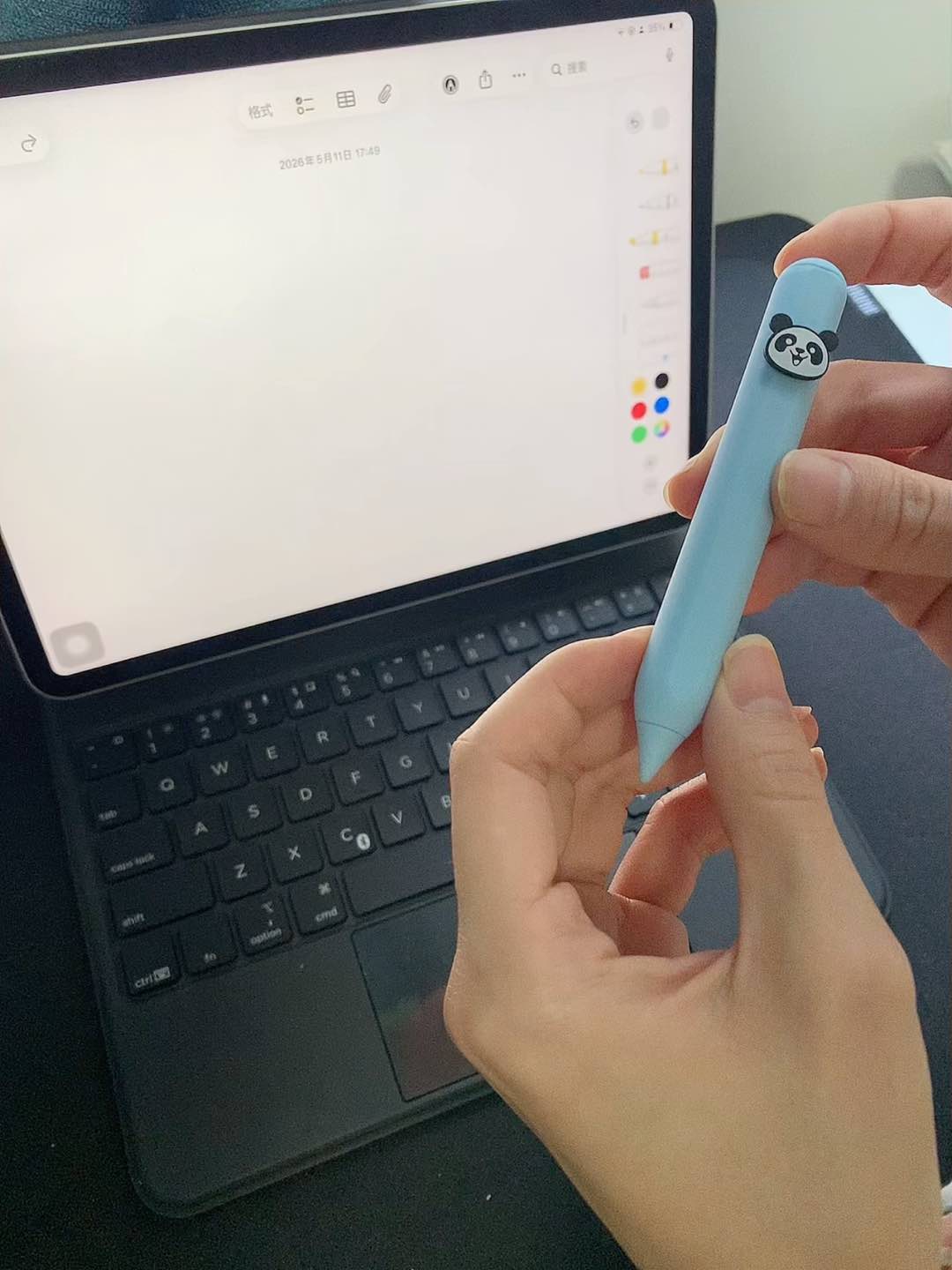 Active Stylus Pen for iPad Cartoon Cute Kawaii School Office Supplies Gift With Palm Rejection for Children With Type-C Charging