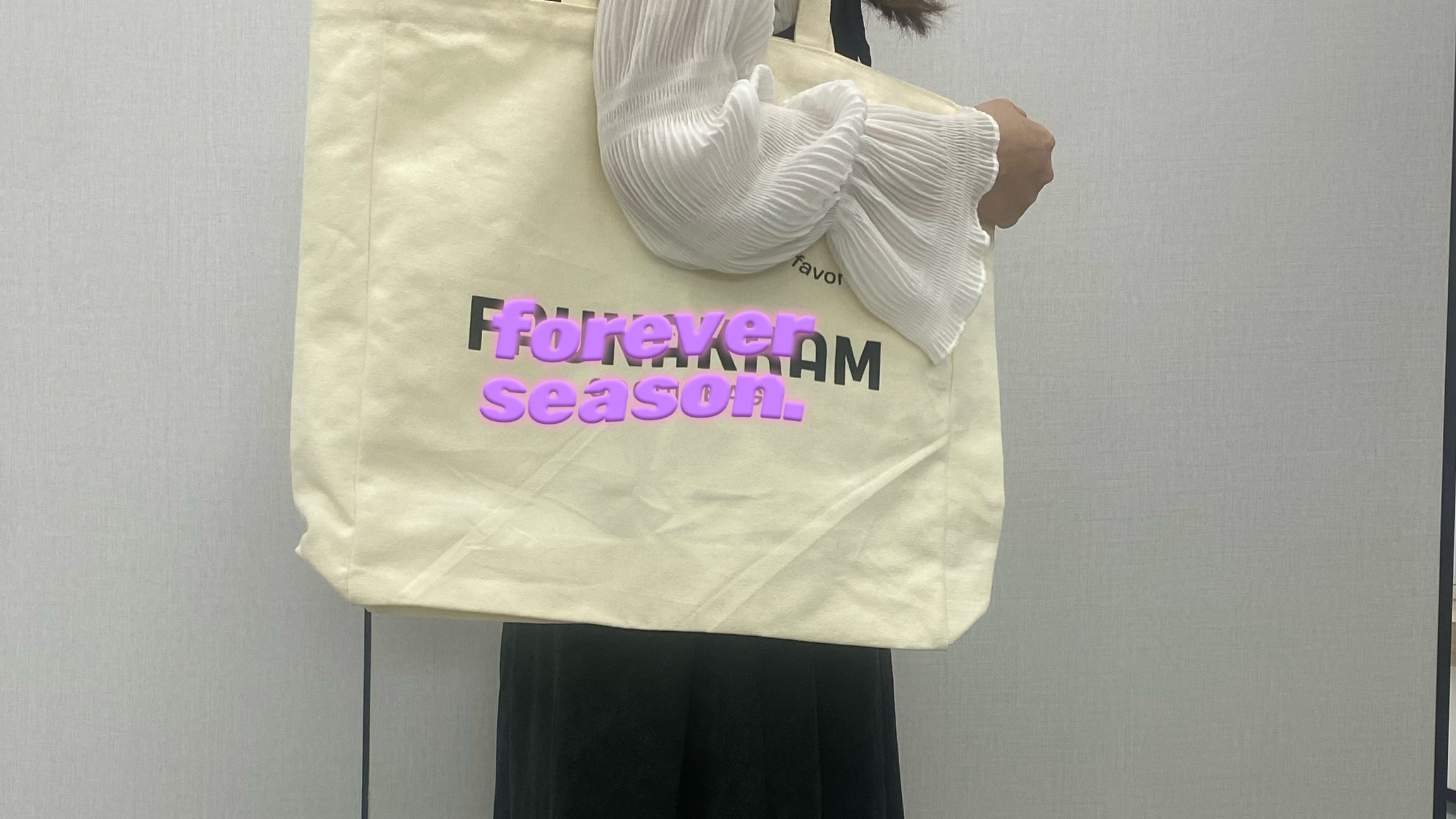 Custom printed logo canvas tote bag for exhibition trade show and conference
