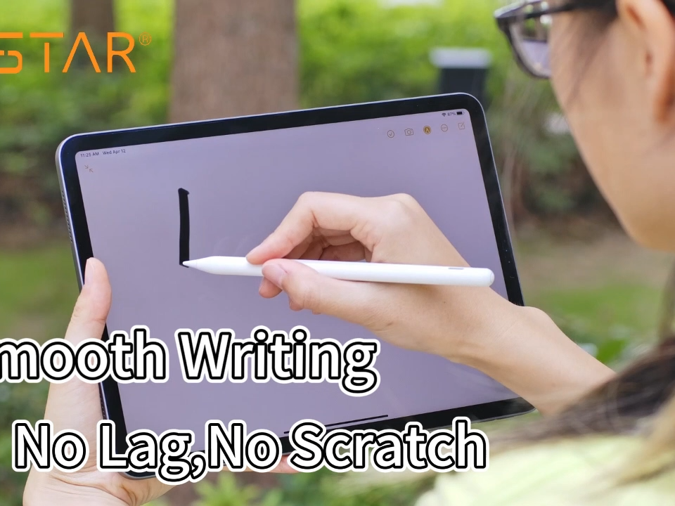 Lápiz Óptico Pro con Carga Magnética y Bluetooth para iPad, con Logo