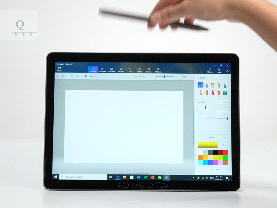 Lápiz para Tablet Microsoft con 1024 Niveles de Presión, Rechazo de Palma y Pantalla Táctil - Lápiz Óptico Profesional