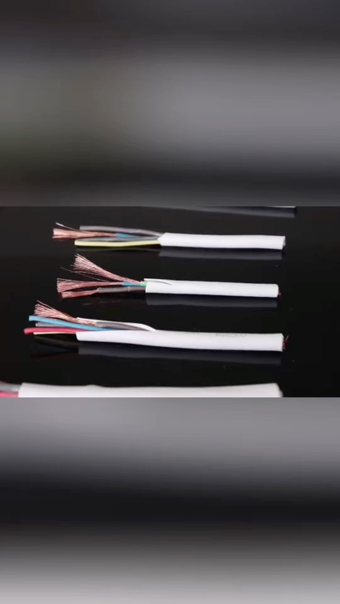 3 Core WHITE PVC Flex Cable Round Electric Wire 1.5mm2 Copper Power Cable Sockets 3183Y H05VV-F for various industrial