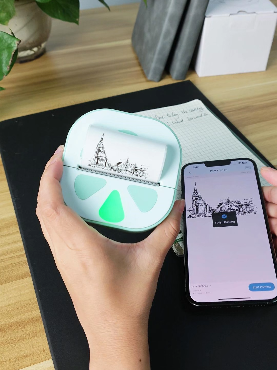 Imprimante d'Étiquettes Portable PLP-D20 SANS Encre ni Toner