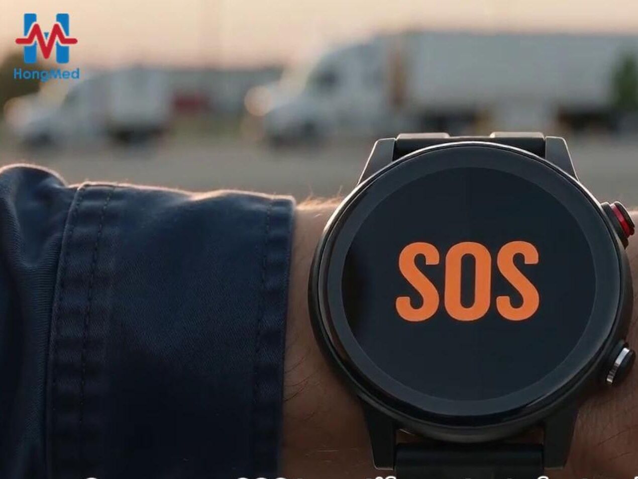 L23 GPS 4G LTE SOS Alert Smartwatch Support Customise Launcher, Android 9.0, API Integration for Worker Safety Care Watch