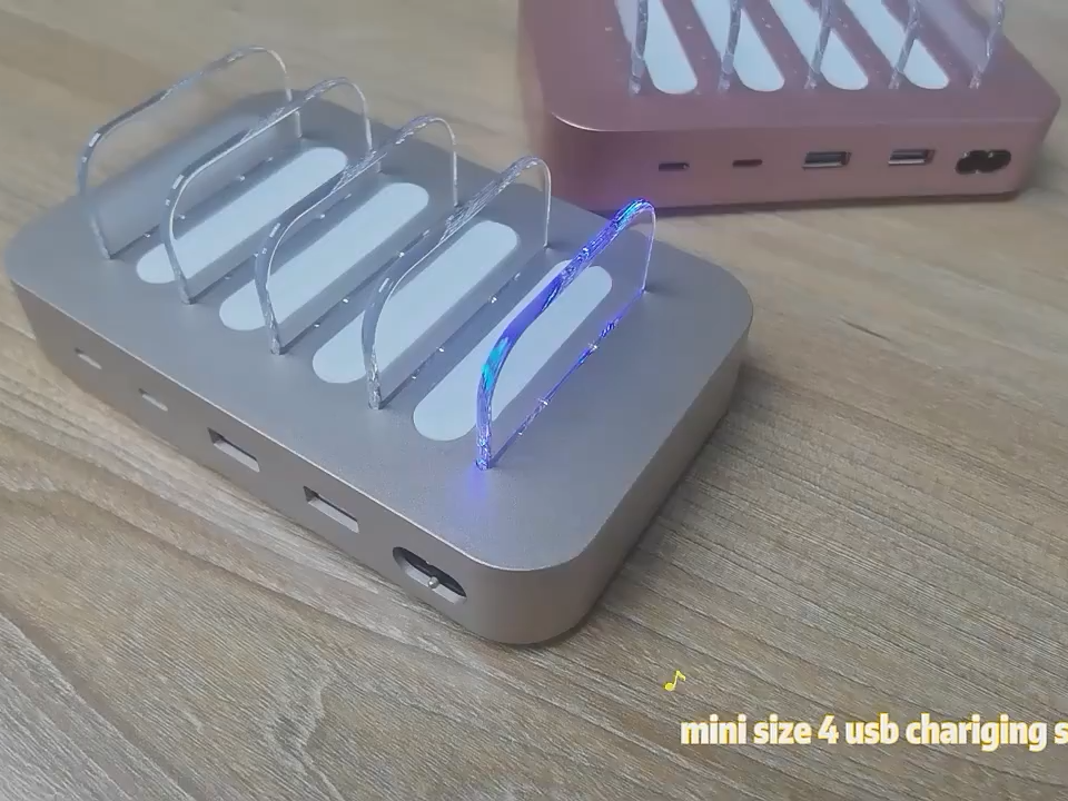 7 port desktop home restaurant portable electronic multi usb public tablet cell phone charging station for multiple devices