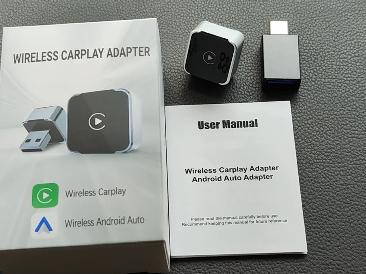 Wireless CarPlay Adapter for volvo 2020 v60 USB/USB-CPlug &Play Converts Wired Connection