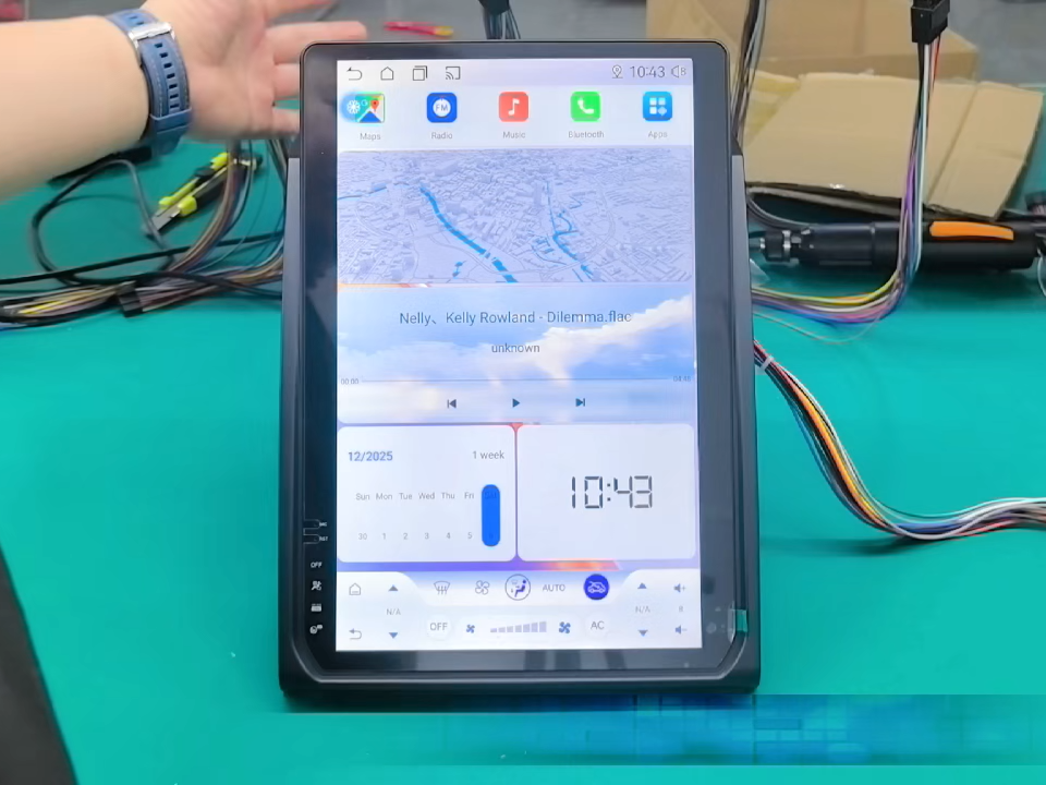 Autoradio Multimédia Android 7″ avec Wifi, Carplay, Navigation GPS Stéréo pour Ford F150