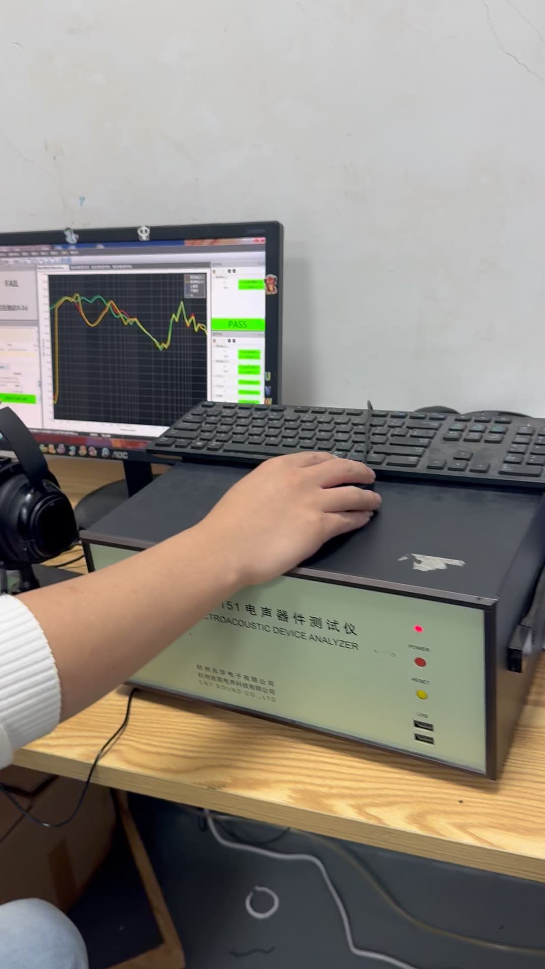 JH-ANC929F Aktive Geräuschunterdrückung Bluetooth Kopfhörer Kabelloses Gaming Headset Kopfhörer ANC Over Ear Headset Kopfhörer