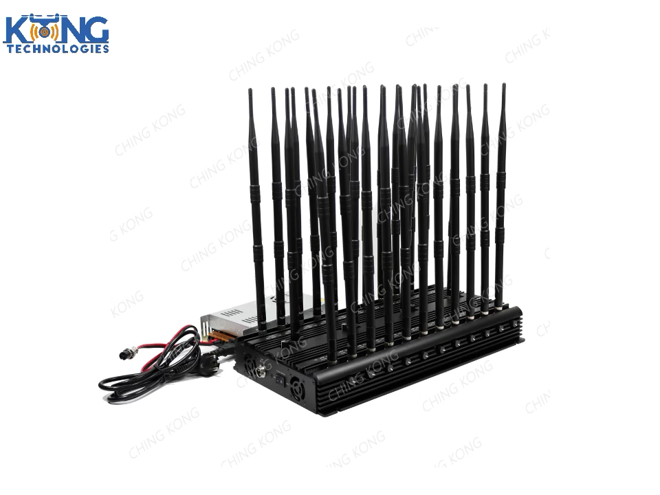 26-band high-power antenna mobile interference interceptor 3G, 4G and 5G signal interference jammer