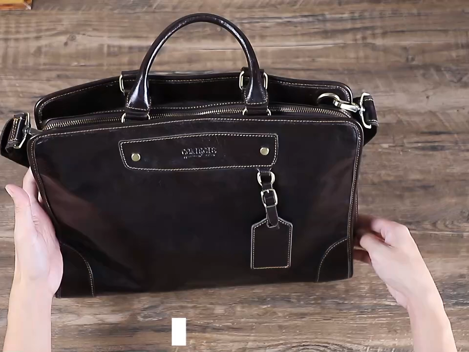 Pasta Balística de Nylon 14L, 1000D Resistente à Abrasão, Compartimento Acolchoado para Laptop, Passagem para Bagagem com Alça de Ombro Ajustável