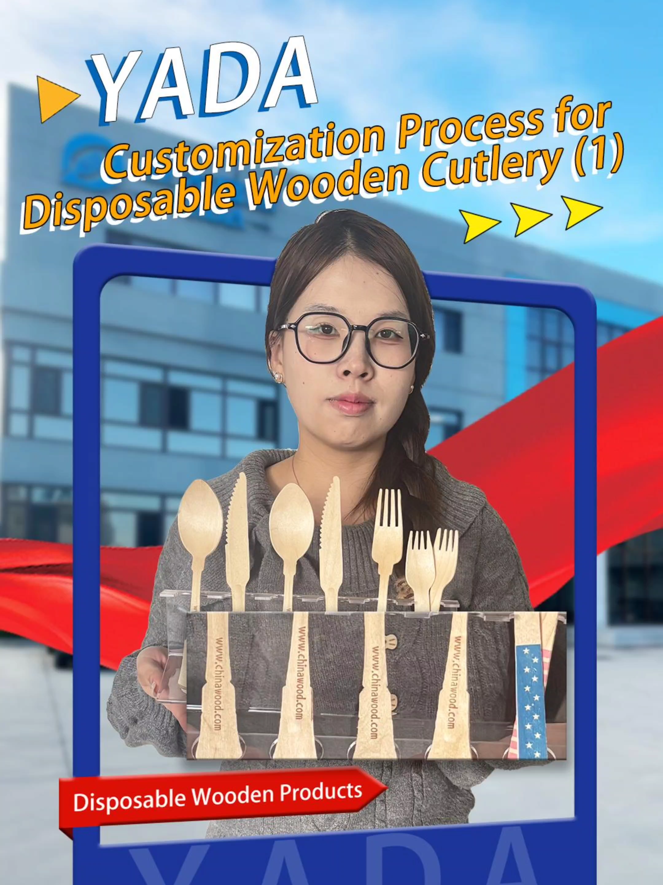 Wooden Eco-friendly Disposable Cutlery Birchwood Fork 16CM