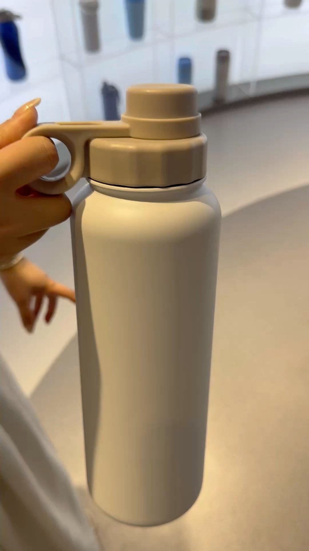 Bouteille Thermique Isolée en Acier Inoxydable Écologique avec Couvercle à Pression - Vente en Gros
