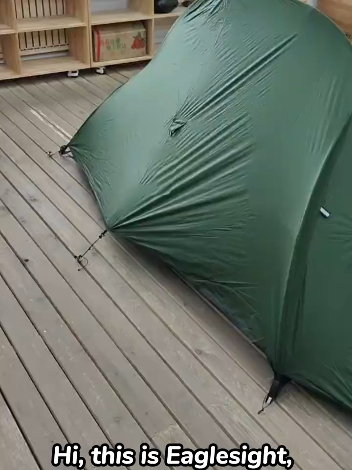 Neues wandelbares 1-2 Personen Innen-Trekkingzelt 2026, Doppellagige 15D-Nylonstruktur mit leichten Alu-Stangen