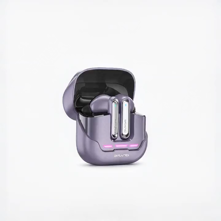 2027 OEM/ODM Gaming TWS Earbuds Bluetooth v6.0 Wireless Earphone IPX5 In-Ear TWS RGB Licht Lade über Typ C Kopfhörer