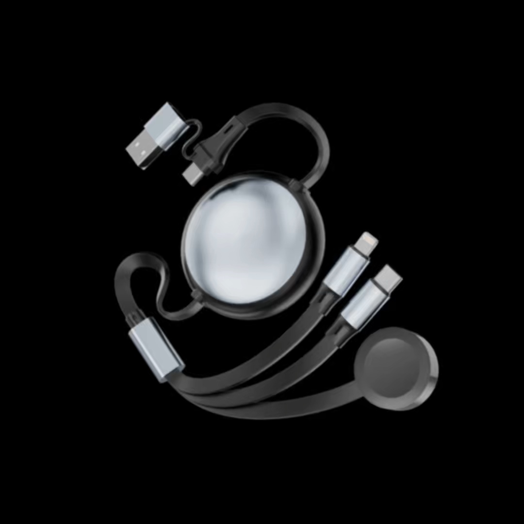 2026 Top 2-in-1 Typ-C 2,5W Uhren-Wireless-Ladegerät mit USB-Schnellladekabel für moderne Handys